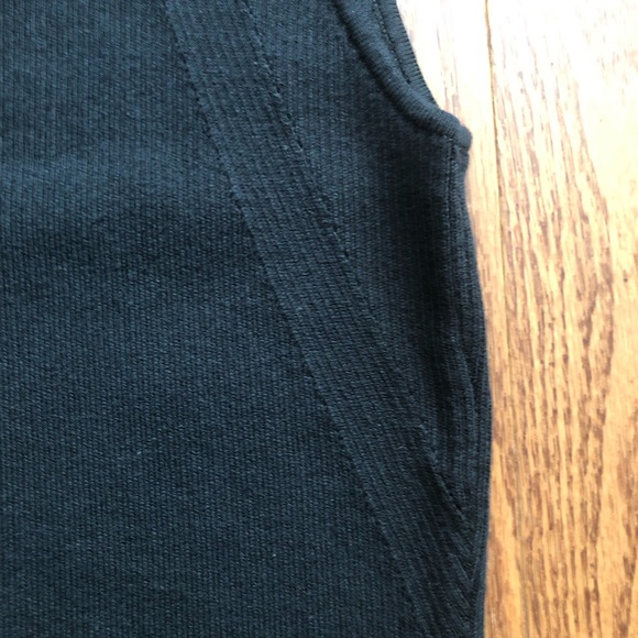 Michael Kors Mock Neck Sleeveless Black Sweater Tank Top Women’s Size M NWT - Picture 5 of 8